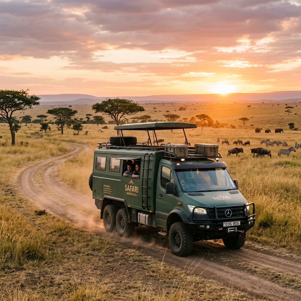 Luksusowy pojazd safari od afrique.autos